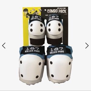 187 Killer Pads Knee/Elbow Skate Pad Pack